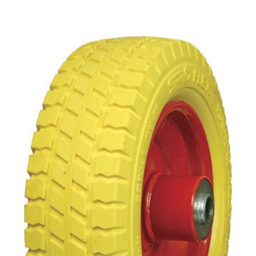 Starcoflex plná pneumatika 3,00-4 s diskom žltá
